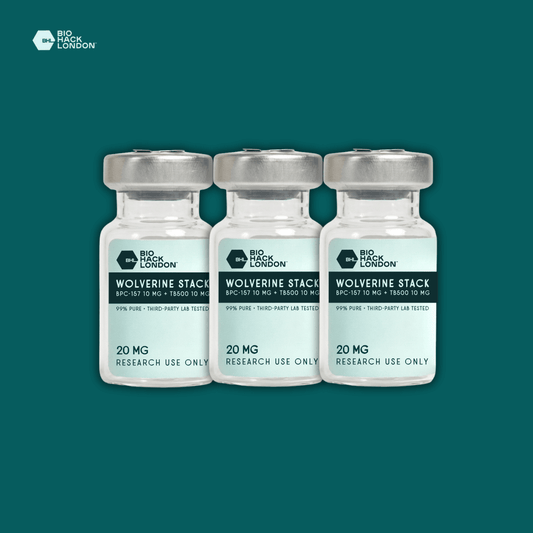 Triple Stack Bundle - BioHack London vials containing Wolverine Stack for research use only