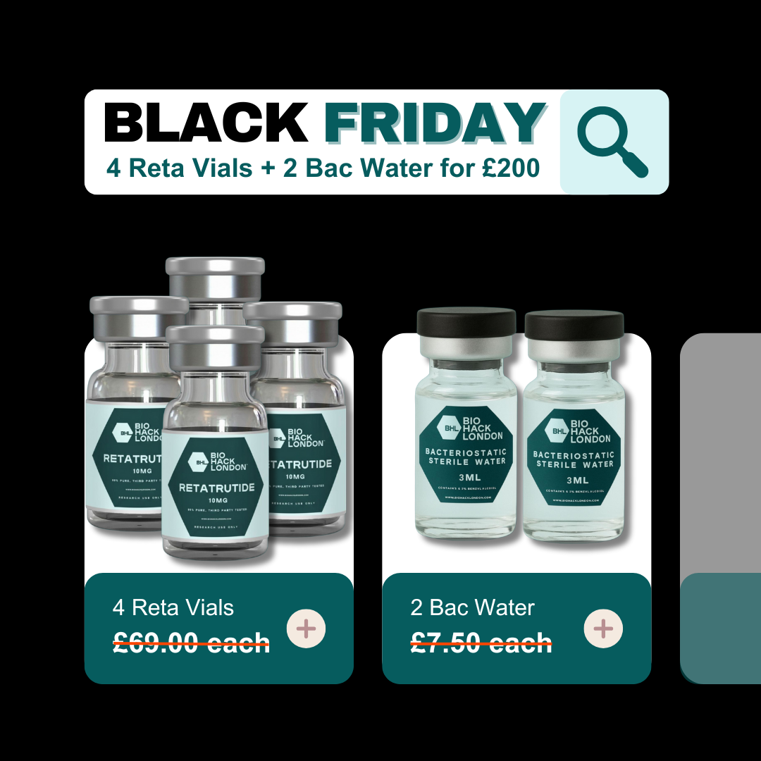 Black Friday Special: 4 Reta Vials + 2 Bac Water Bundle